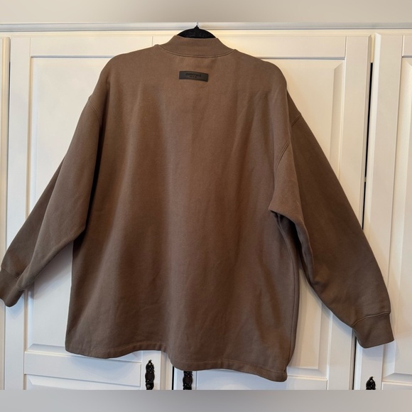 ESSENTIALS FEAR OF GOD Brown Relaxed Crewneck as XS - Picture 2 of 8